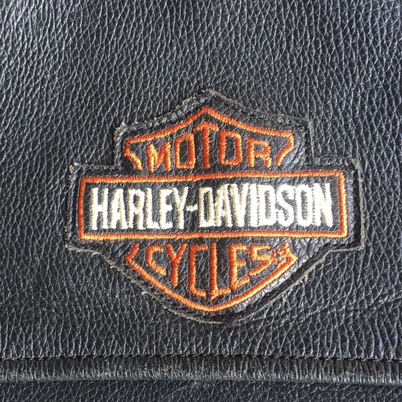 Harley-Davidson Leather Cafe Racer Riding Jacket - Picture 5 of 14